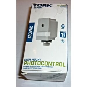 TORK 120-Volt LED/CFL Die Cast‎ Aluminum Photo Control